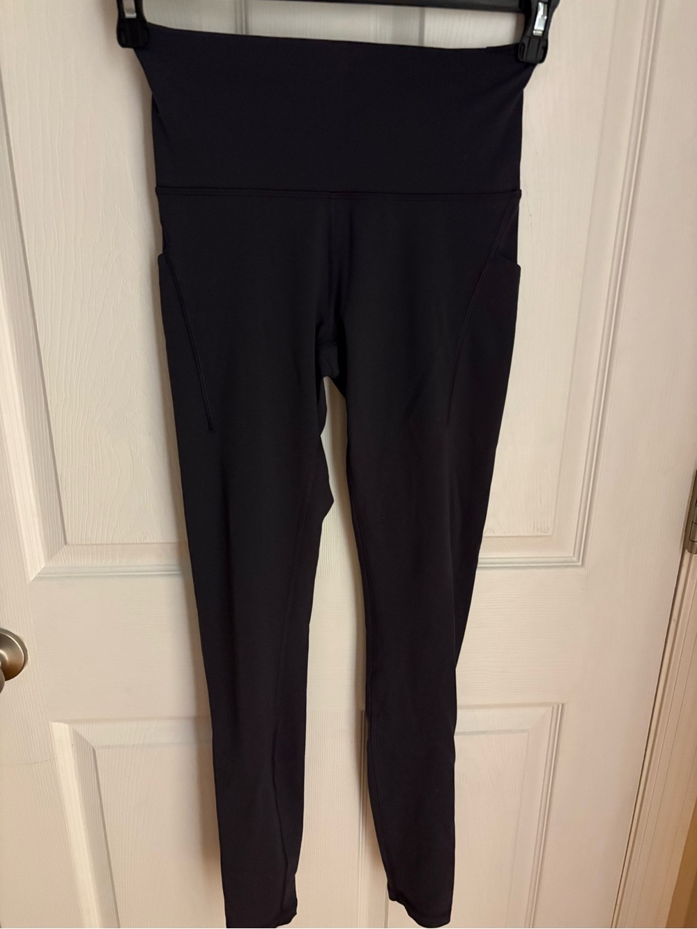 lululemon athletica Black High-Rise Leggings with Side Pockets